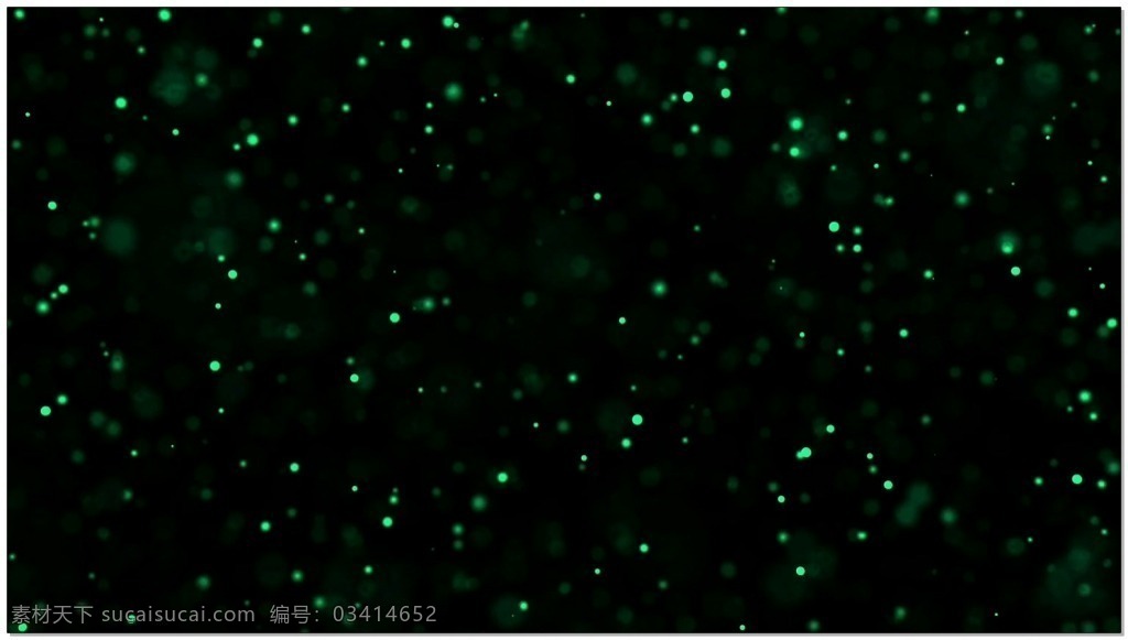 立体 跳动 节奏 视频 绿色 星空 梦幻 视频素材 动态视频素材