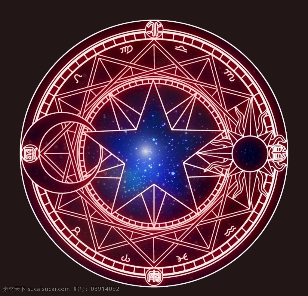 魔卡少女樱 星月 魔法阵 小樱 背景 动漫动画
