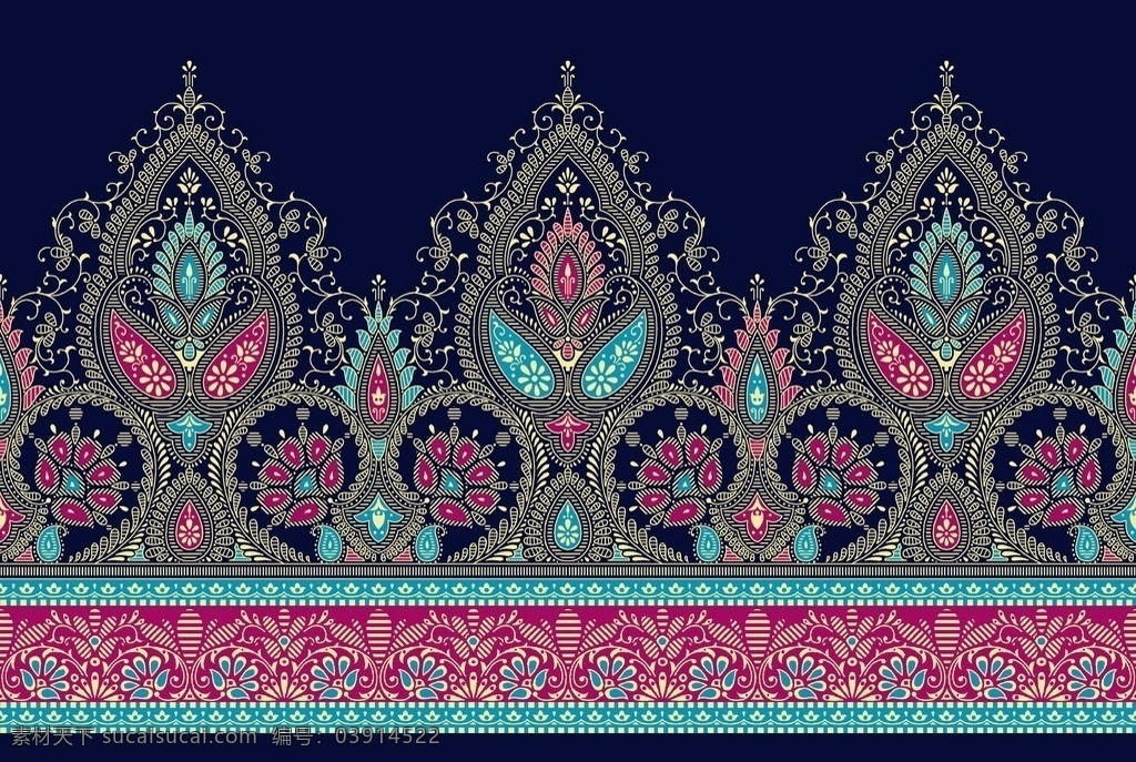 民主花纹 名族花纹 复古花纹 服装印花 纹路背景 底纹边框 花边花纹