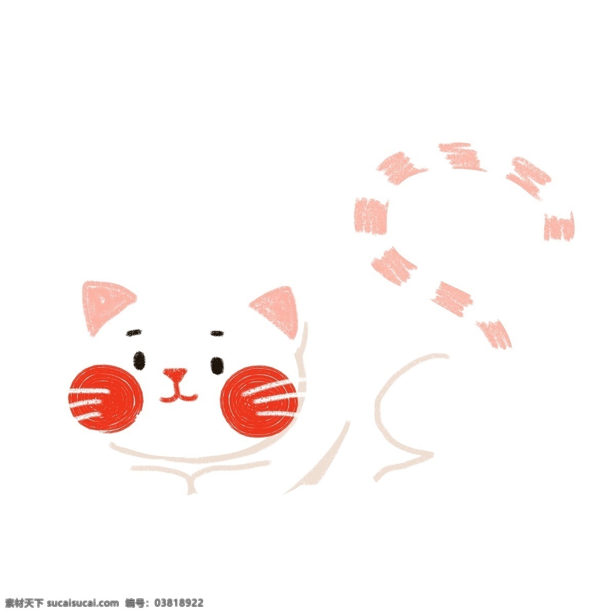 卡通 可爱 宠物 猫 商用 元素 动物 猫咪 萌 萌宠 插画设计