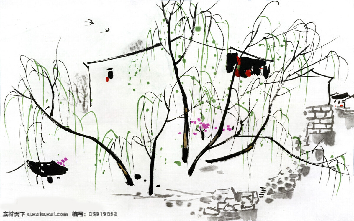 水墨江南 江南 江南手绘 手绘江南 花鸟画 牡丹 梅花 山水画 中式背景墙 山水 背景墙 山水装饰画 装饰画 花卉 壁画 水墨山水画 水墨抽象画 抽象画 文化艺术 绘画书法
