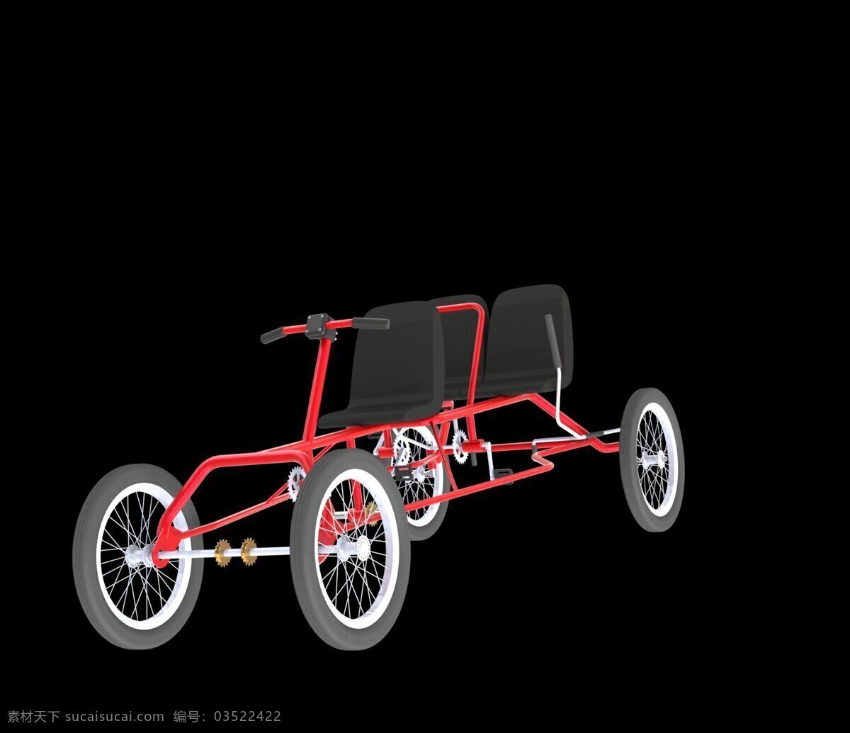 cuatriciclo 镍 汽车 自行车 3d模型素材 其他3d模型