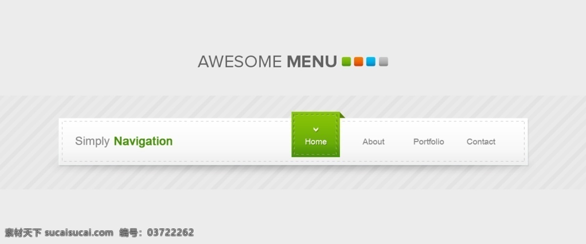 可怕 白色 导航 菜单 web 创意 高分辨率 接口 绿 免费 清洁 时尚的 现代的 独特的 原始的 质量 新鲜的 设计新的 简单的 hd 元素 用户界面 ui元素 详细的 白色的 衬垫 缝合 简单 矢量图
