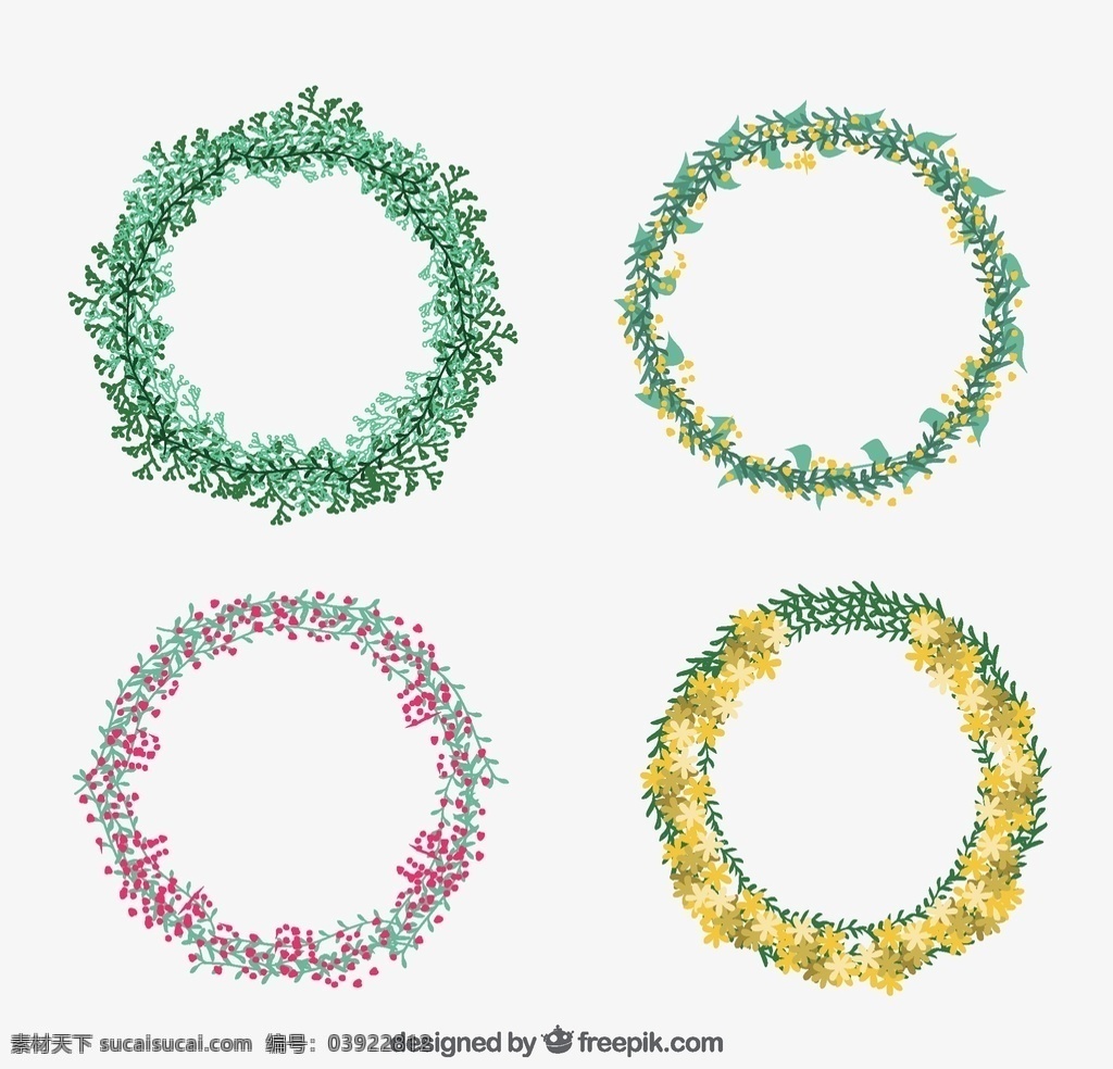 花圈 花卉 装修 装饰 收藏 图标 高清 源文件