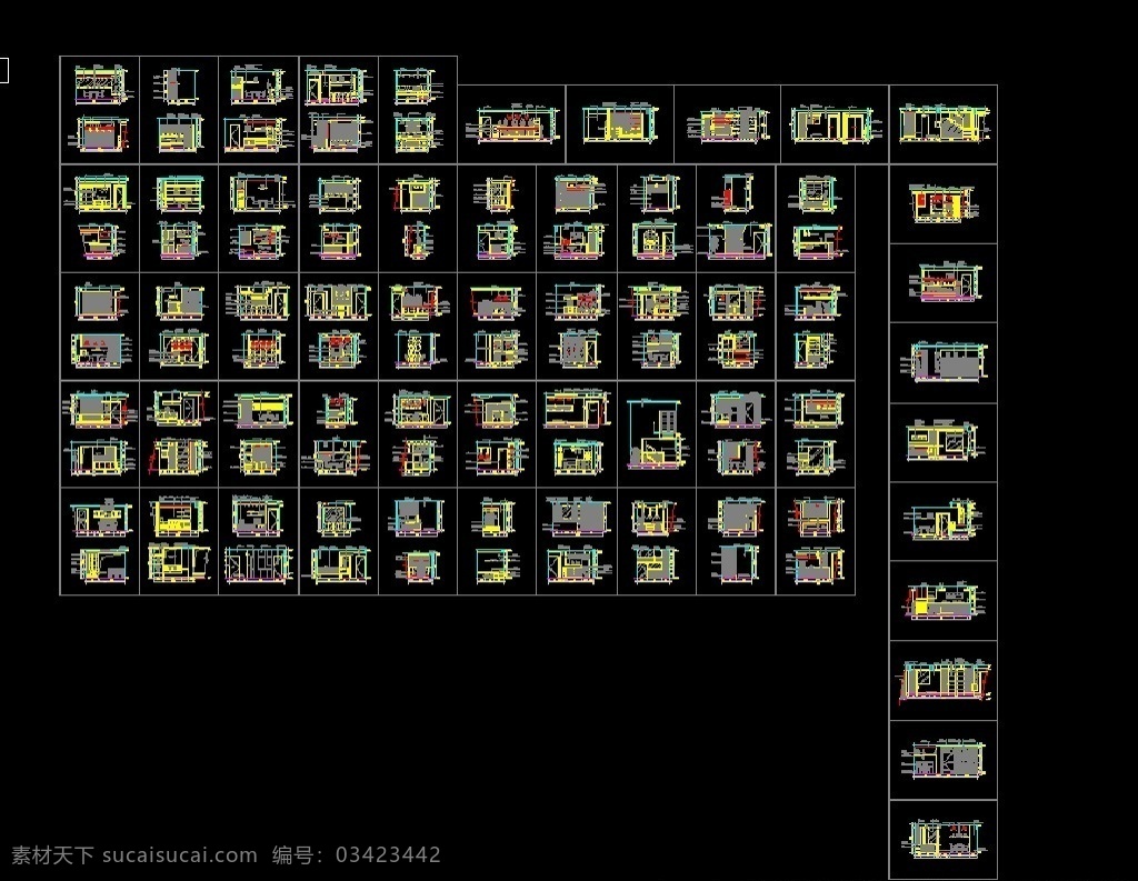 cad设计 cad图形 线条 装修 装潢 图例 施工图 3d设计 dwg