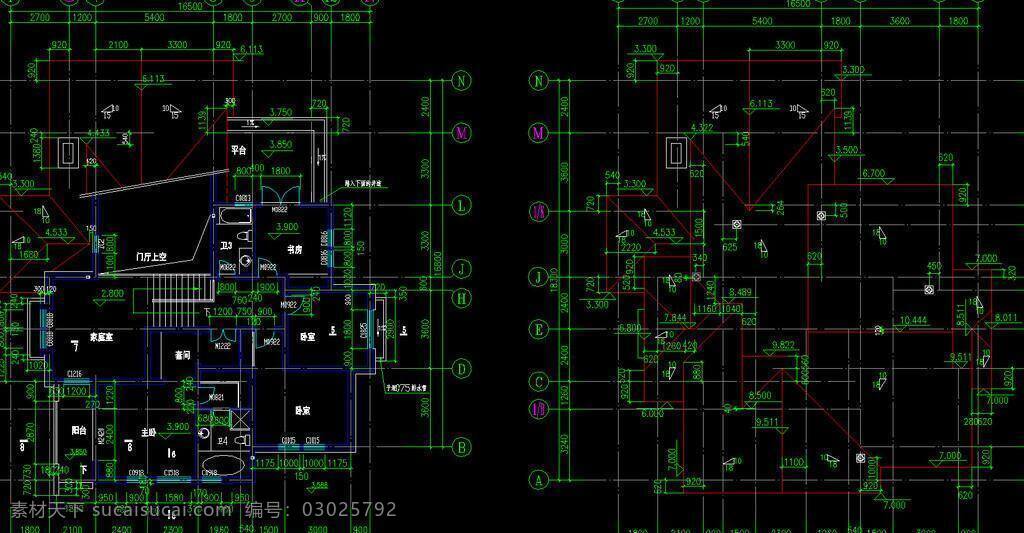 cad 别墅 公馆 环境设计 建筑设计 立面图 平面图 剖面图 施工图 室内设计 山地别墅 dwg 图纸 装修 装饰 私宅 别业 别墅图纸大全 源文件 cad素材 室内图纸