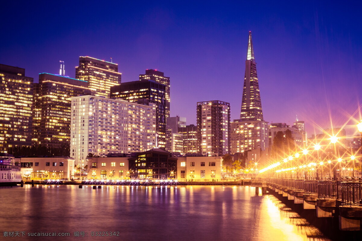 旧金山 夜景 灯光 美国 美国城市 城市夜景 城市 都市 繁华都市 夜晚 灯光夜景 城市灯光 建筑 建筑群 城市风光 建筑园林 建筑摄影
