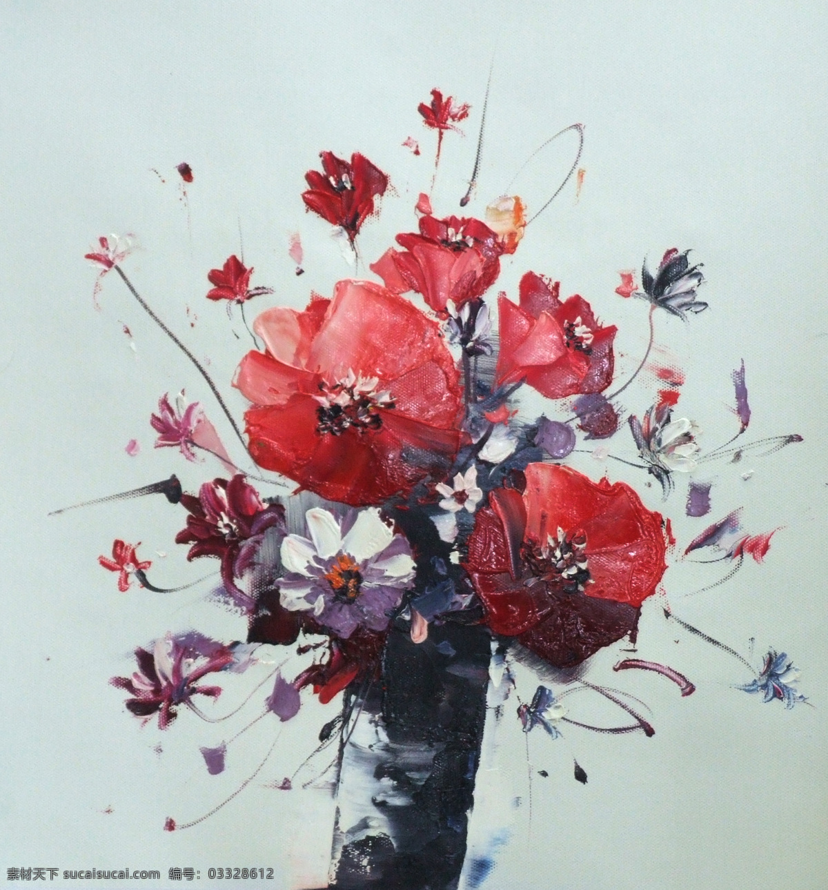小 野花 抽象底纹 抽象艺术 底纹边框 图案 印花 油画 油画花卉 小野花 油画小野花 面料花 家居装饰素材