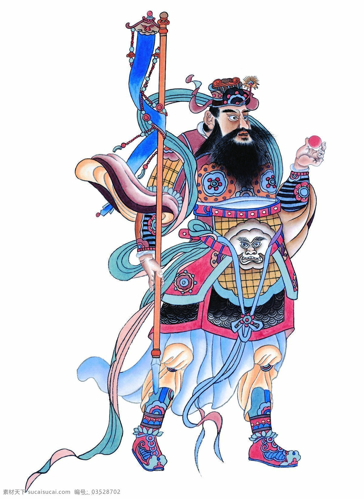 天兵天将 门神 神仙 古代神仙 中国传统人物 文化艺术