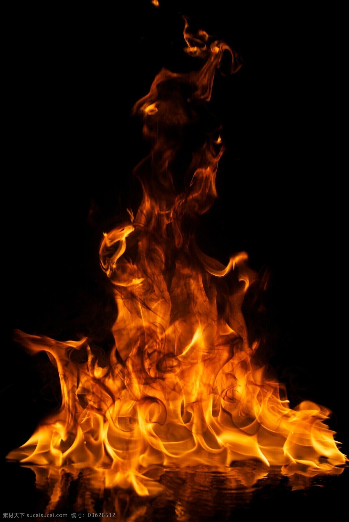 燃烧 大火 火焰 火苗 火焰摄影 倒影 燃烧的大火 火焰图片 生活百科
