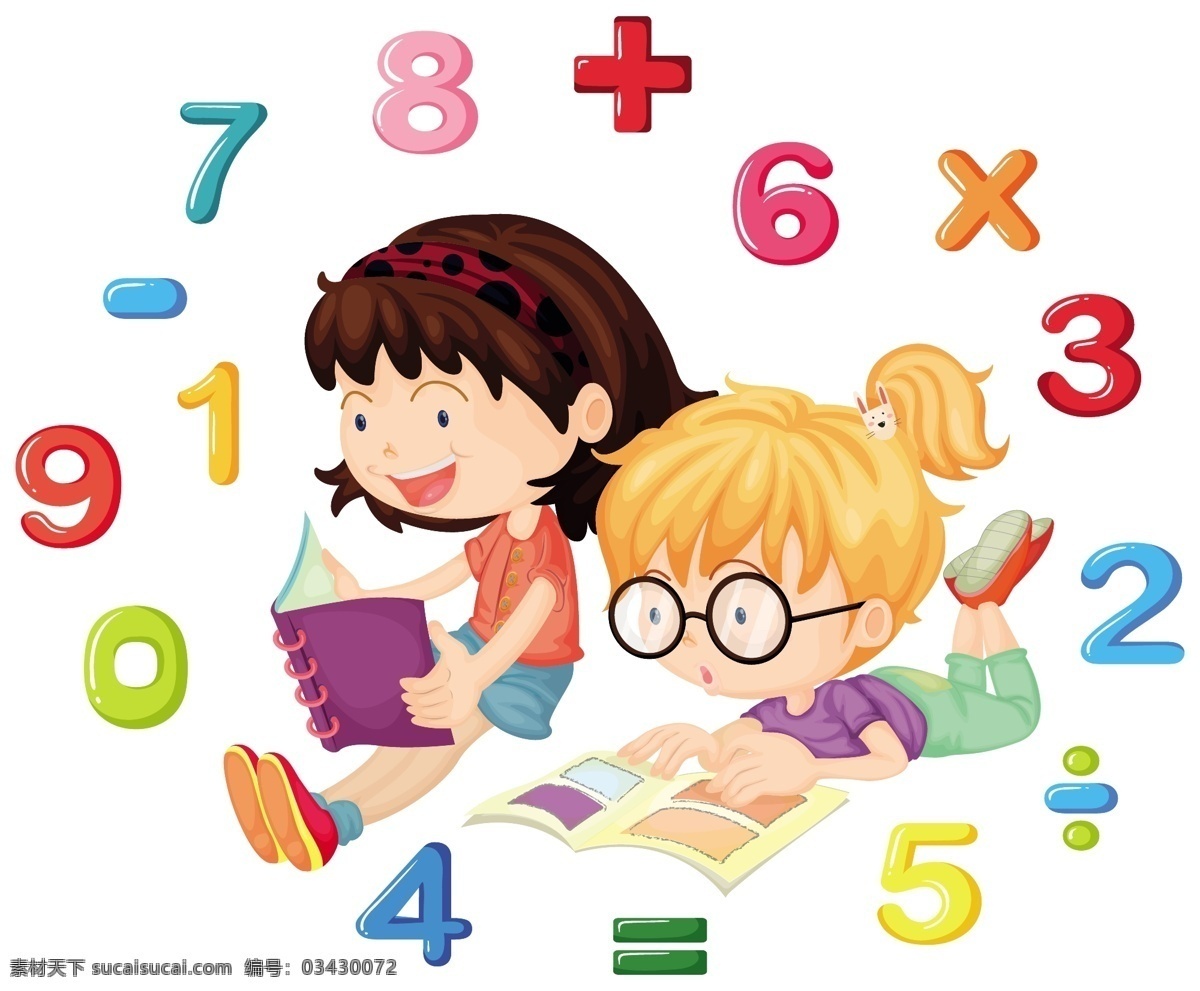 卡通数字卡片 卡通儿童 学生 数字 幼教 数字卡片 教学 可爱 手 幼儿园素材 早教 识字 认识 识数字 卡通设计