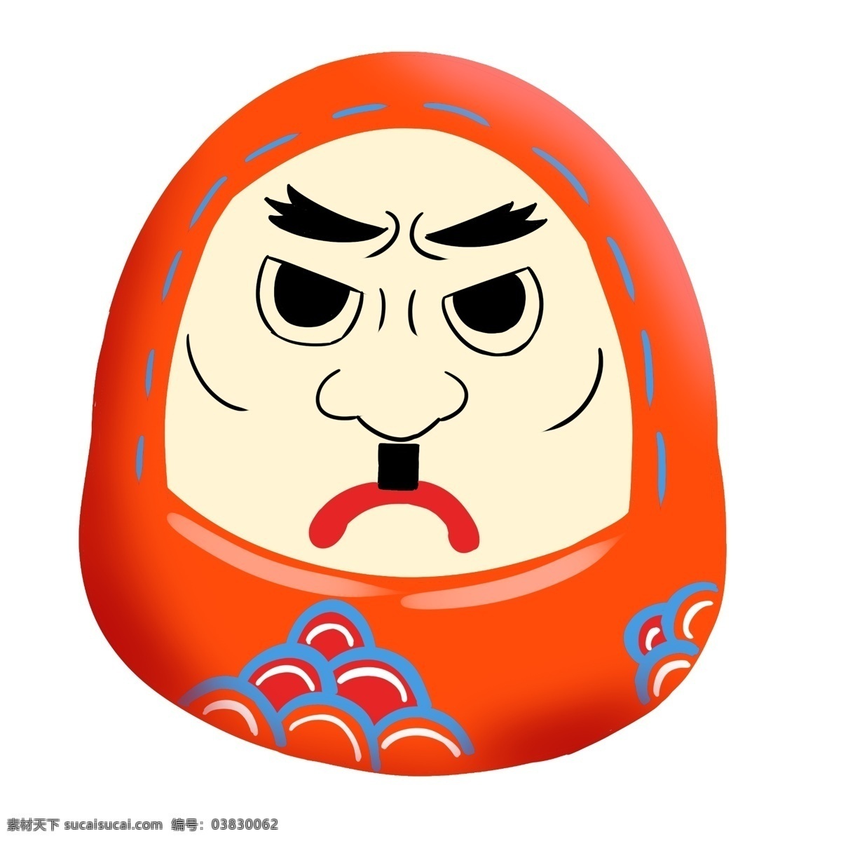 橘 色 脸谱 日本 插画 橘色的脸谱 卡通插画 漂亮的脸谱 日本插画 日本脸谱 脸谱插画 日本玩具