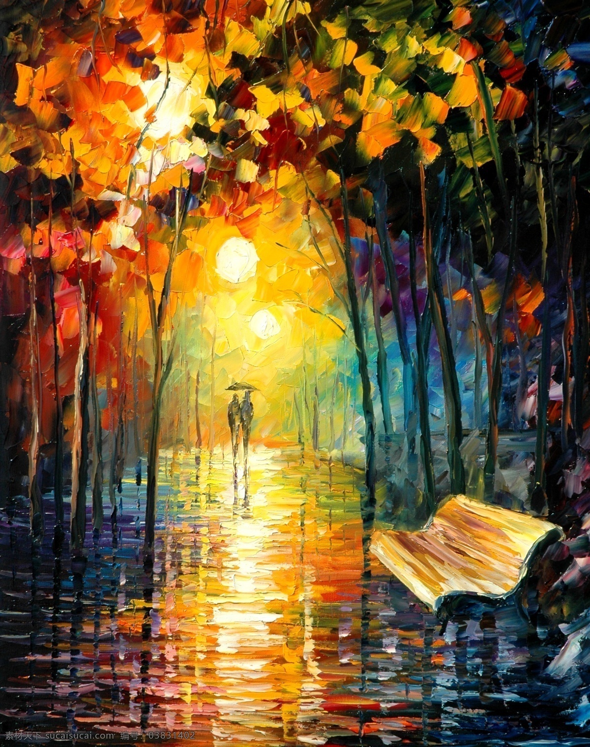 情侣雨中散步 油画人物 人物画 贵族油画 宫廷油画 油画 欧美油画 欧美风格 人物油画 西方油画 风景油画 油画风景 风景画 现代油画 世界名画 炫彩 彩色 街道 新版油画 雨中的女人 枫叶 鲜艳 彩色街道 炫丽油画 装饰画 客厅装饰画 彩色油画 文化艺术 绘画书法