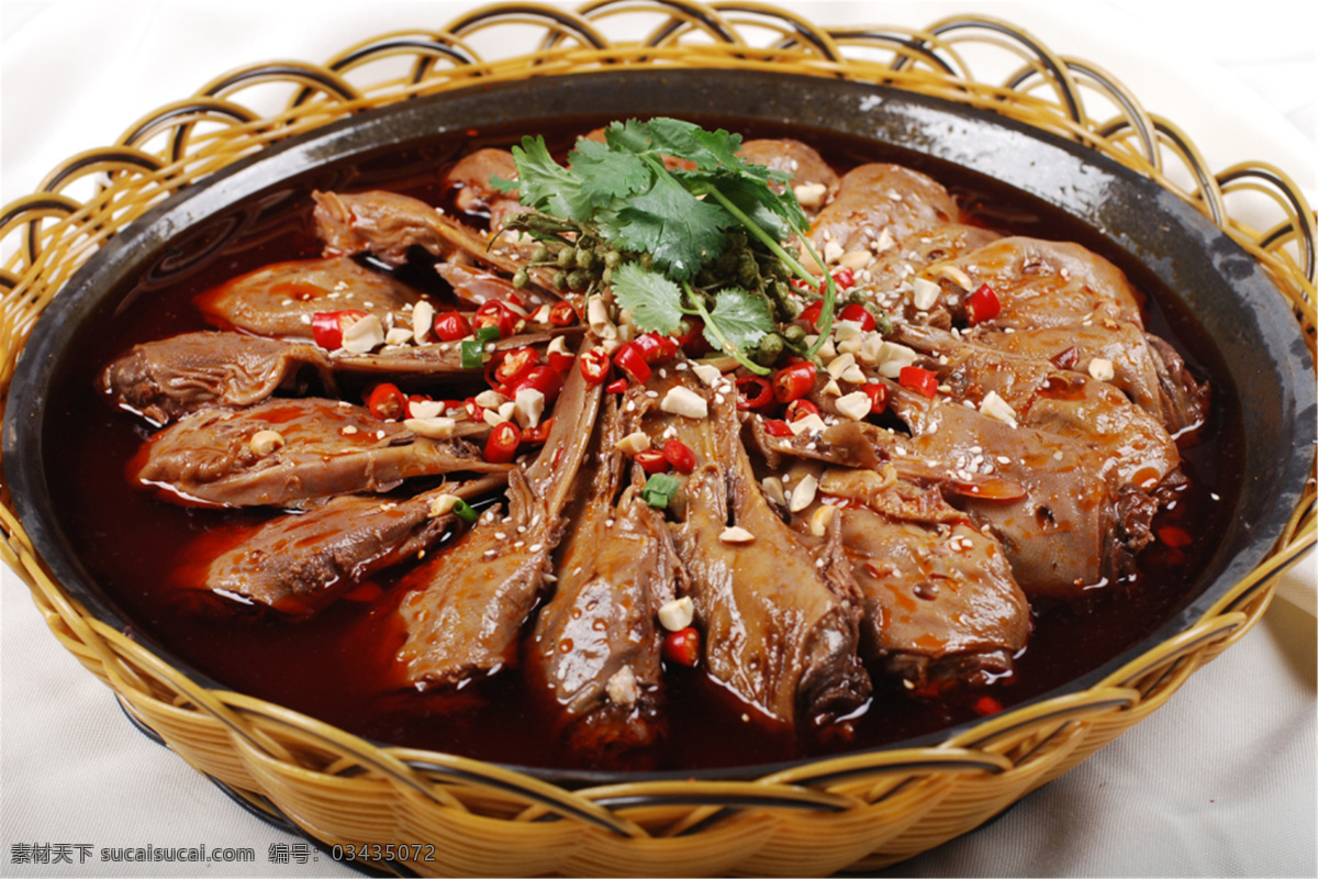 铁锅鸭头 美食 传统美食 餐饮美食 高清菜谱用图