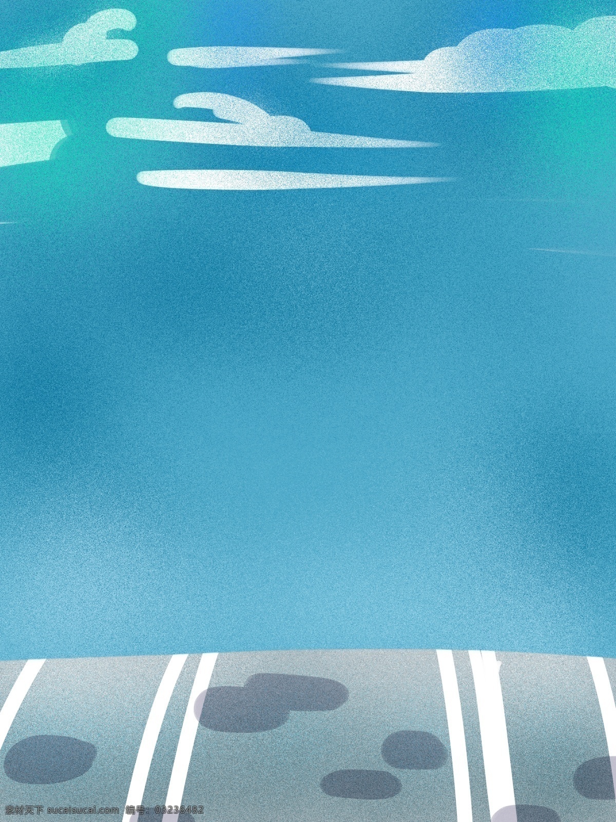 蓝天 白云 美景 背景 蓝天白云背景 插画背景 手绘背景 卡通背景 公路背景 通用背景 大道背景