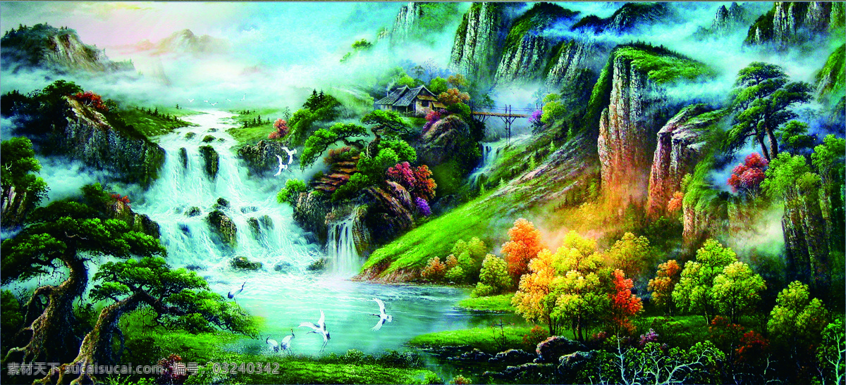 山水油画 油画 巨幅山水画 聚宝池 国画山水 小屋 流水生财 财源滚滚 秋韵 工笔画 迎客松 国画 国画小品 中国风 世外桃源 中国山水画 国画艺术 东方艺术 酒店装饰 饭馆装饰 中式装饰 餐馆装饰 家居装饰 休闲装饰 古典装饰 传统文化 风景 分层 源文件 名片卡片