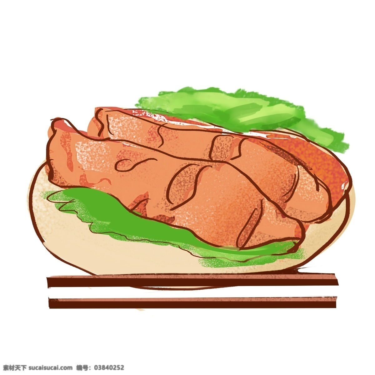 鸡腿 肉 美食 插画 美味的鸡腿肉 卡通插画 美食插画 食物 小吃 肉类 鸡腿肉插画 香香的鸡腿肉