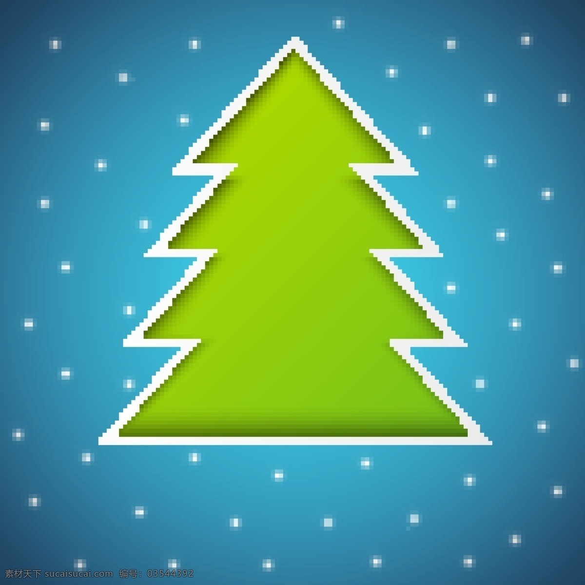创意 圣诞树 矢量 背景 创意设计 发光 光芒 梦幻 圣诞节 矢量素材 星光 节日素材