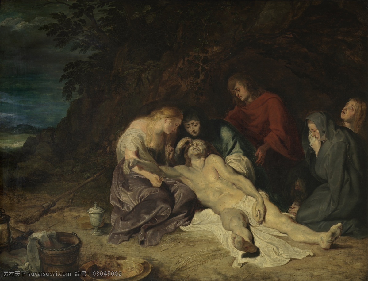 rubens 宫廷 人物 人体 油画 装饰画 paul christ 德国 画家 彼得保罗 鲁本斯 peter of lamentation the