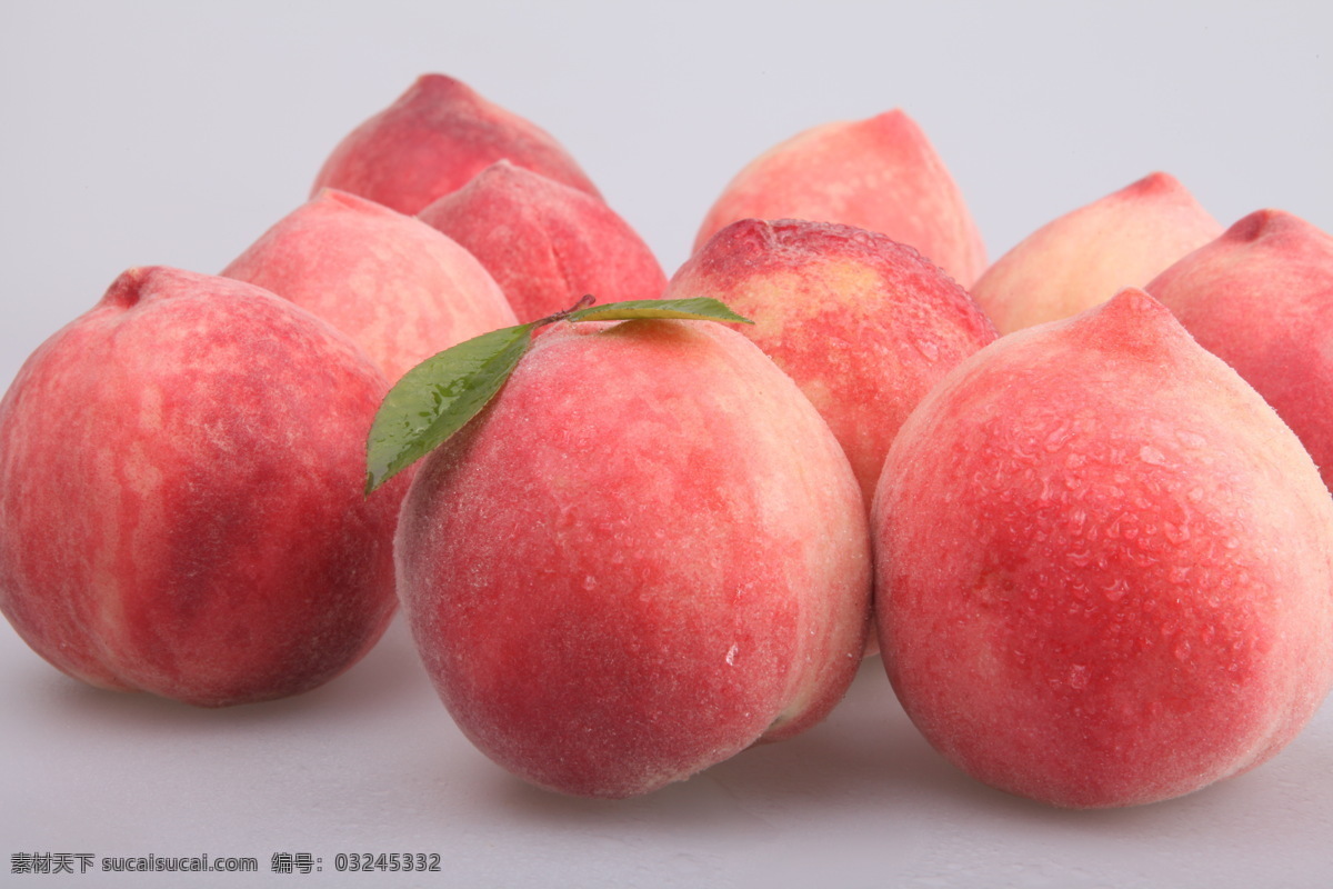 水蜜桃 水果 特产 小吃 零食 生物世界