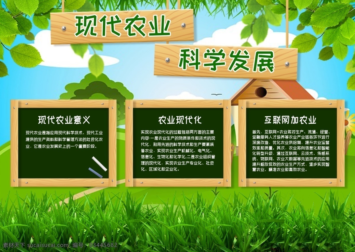 现代农业 绿色 手 抄报 农业 发展 科学 手抄报 三农