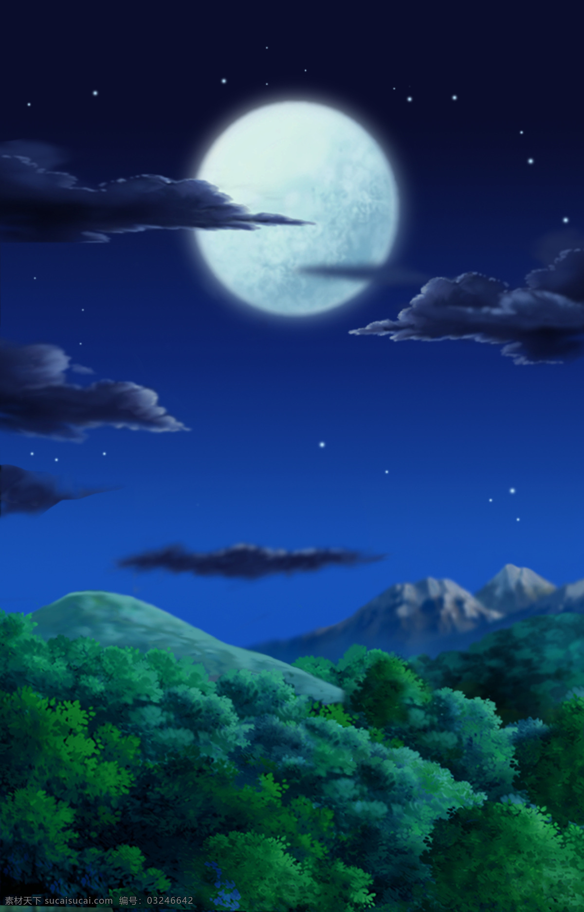 安静 背景 草 草地 动画 动画背景 动漫动画 繁星 月夜 月色 月亮 月 夜晚 圆月 夜色 夜 深夜 宁静 星空 晚上 夜空 星星 云 天空 树 绿树 山 山丘 山头 绿草 树林 树丛 森林 雪 forest 风景漫画