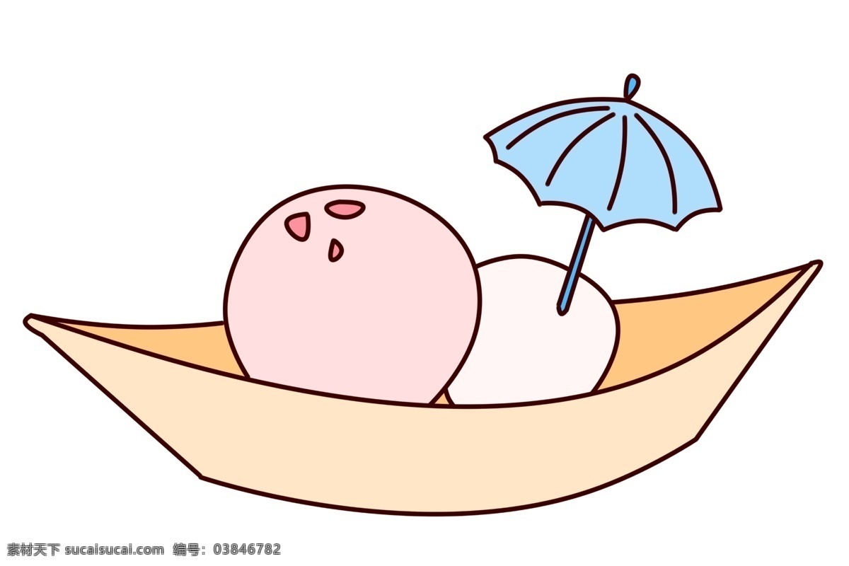 卡通 帆船 冰淇淋 雪糕