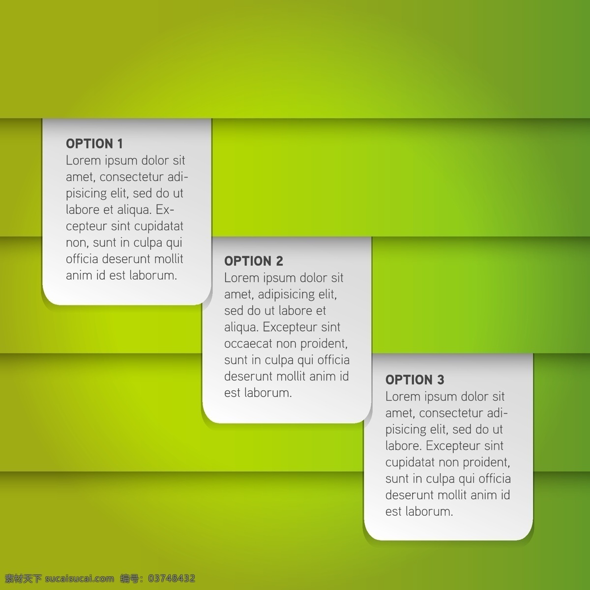 图表三选项 图表 绿色 模板 图形 信息 步骤 三 图表模板 选择 infochart 黄色