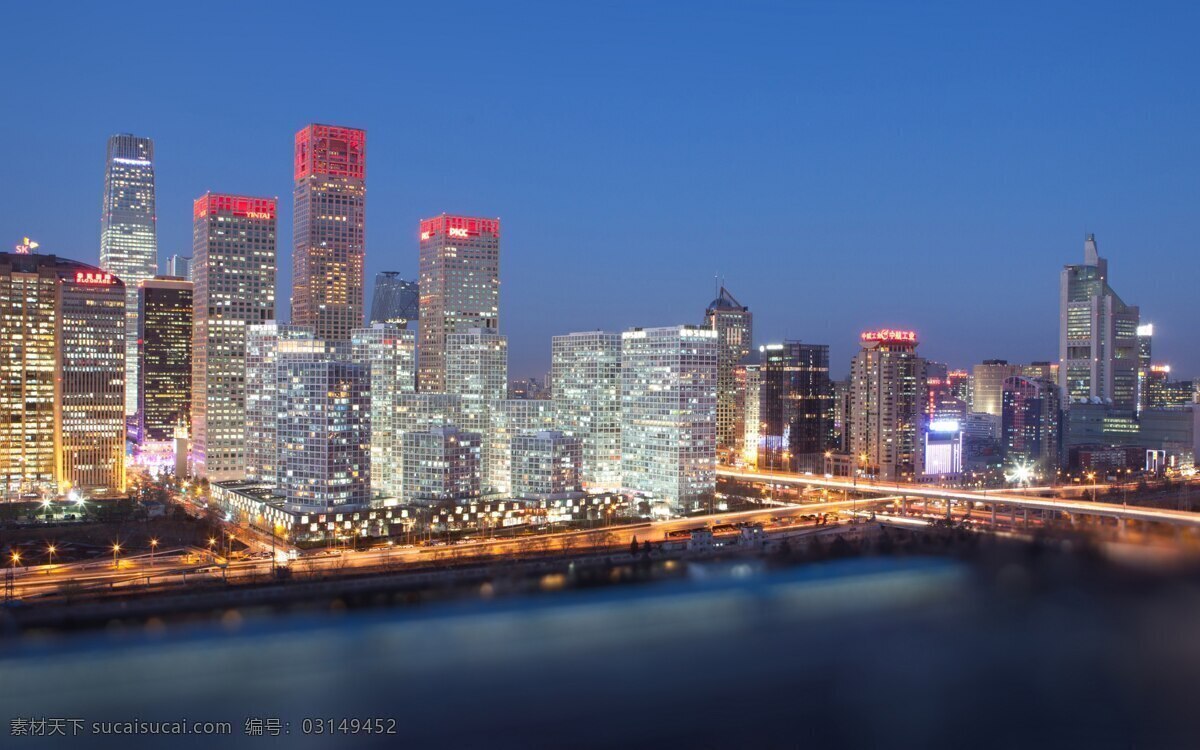 国贸北京中国 国贸 北京 中国 夜色 建筑 夜景 自然景观 建筑景观