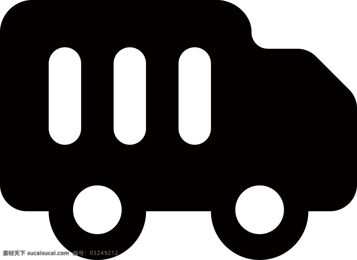 黑色 集装箱 车 图标 黑色集装箱车 集装箱车