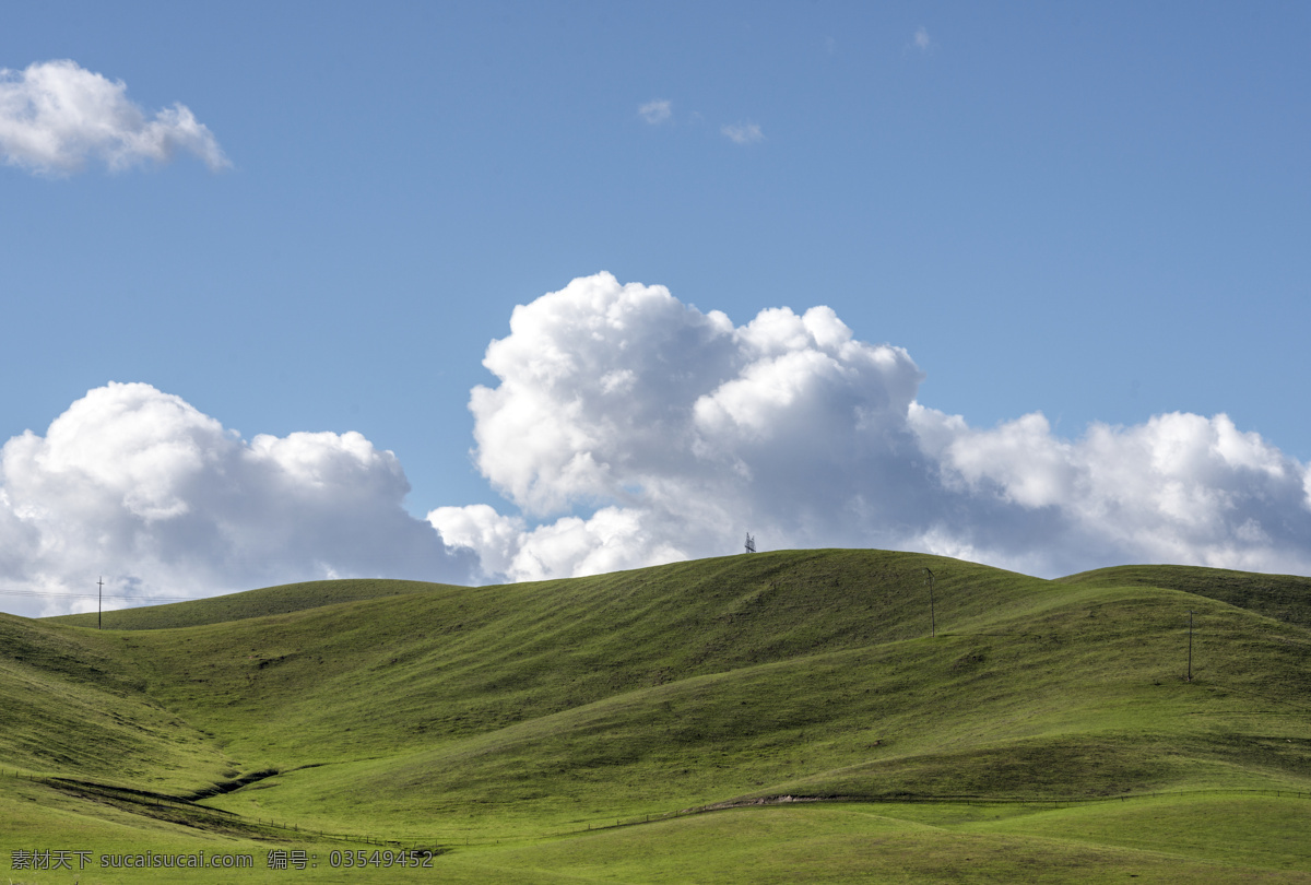 山脉 草地 绿色背景 植物 植物绿化 蓝天白云 天空 白云 运动 草地背景 葱郁 圣华金山谷 自然风景背景 自然景观 自然风光