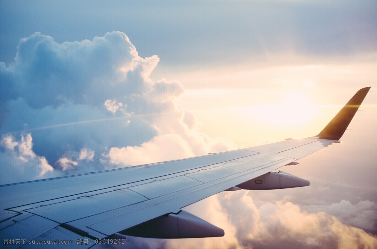 飞机 机翼 天空 蓝天 翱翔 旅游摄影 国外旅游