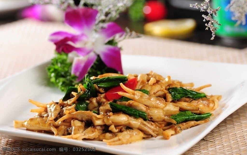 薄荷香炒蛏子 薄荷 蛏子 美食 营养 粮食 高清素材 餐饮美食 传统美食