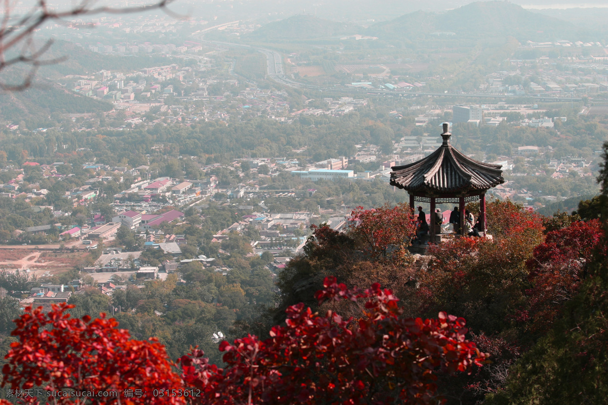 观景 树林 山林 亭子 风景 植物 秋天 枫叶 红叶 山水 树木 灌木 园林 景观 郊区 精美风景 自然风景 自然景观