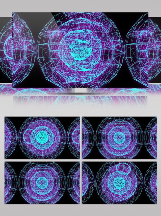 数字 光线 星球 高清 视频 光球 光束 光衍射 光晕散射 球体 炫酷视频素材 转场背景