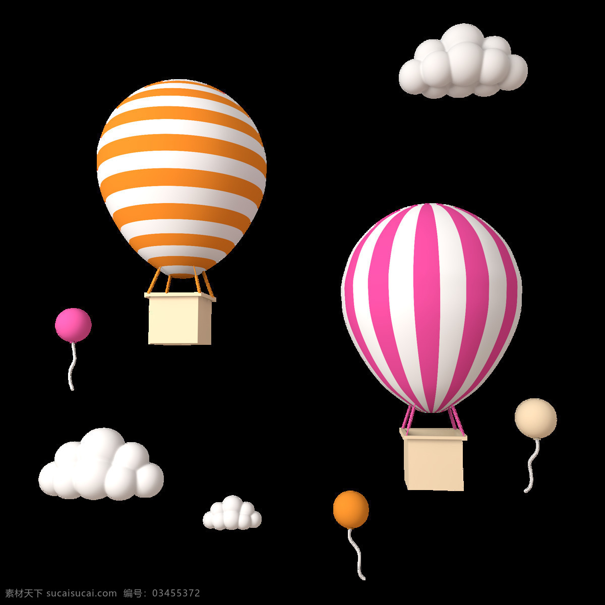 手绘 热气球 云朵 手绘热气球云 手绘热气球 手绘云朵 热气球云朵 照片