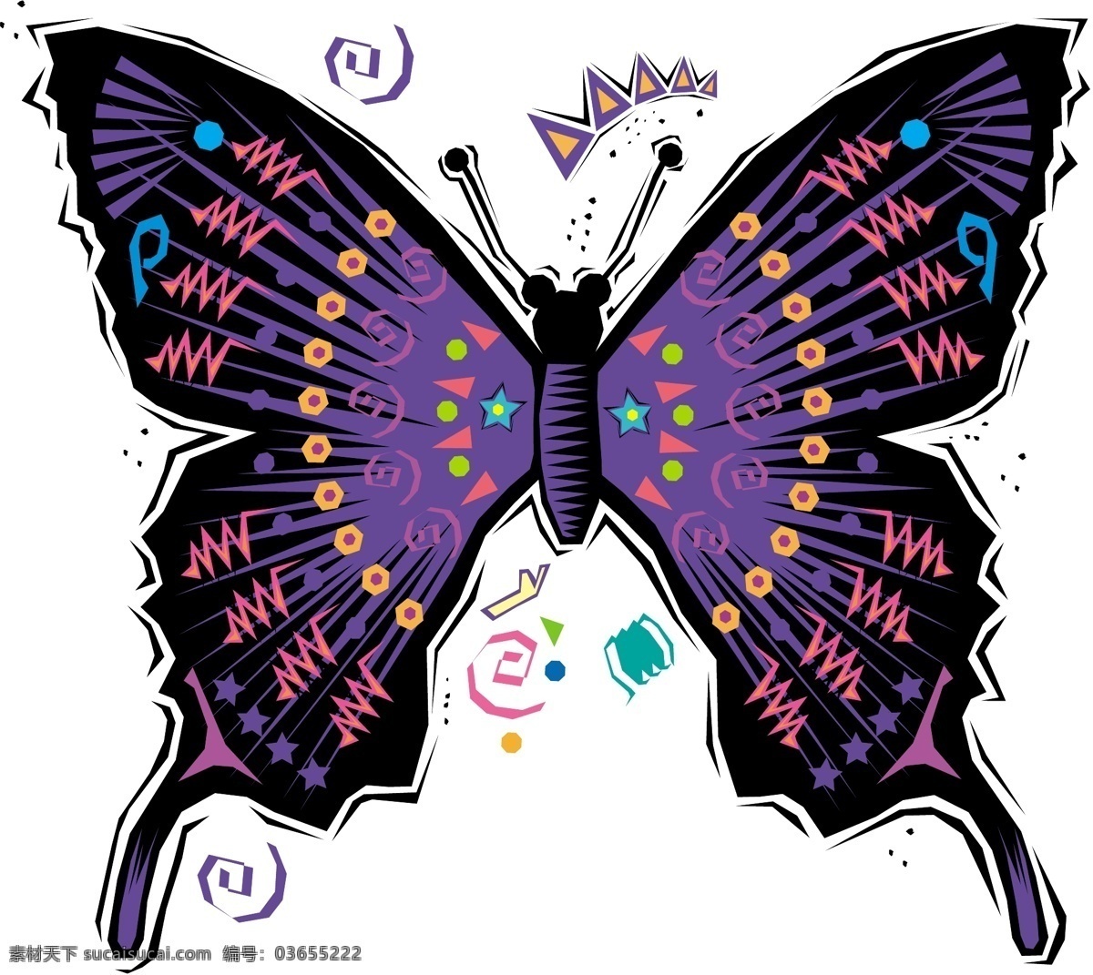 创意 艺术 动物 昆虫 矢量 蝴蝶 矢量图 其他矢量图