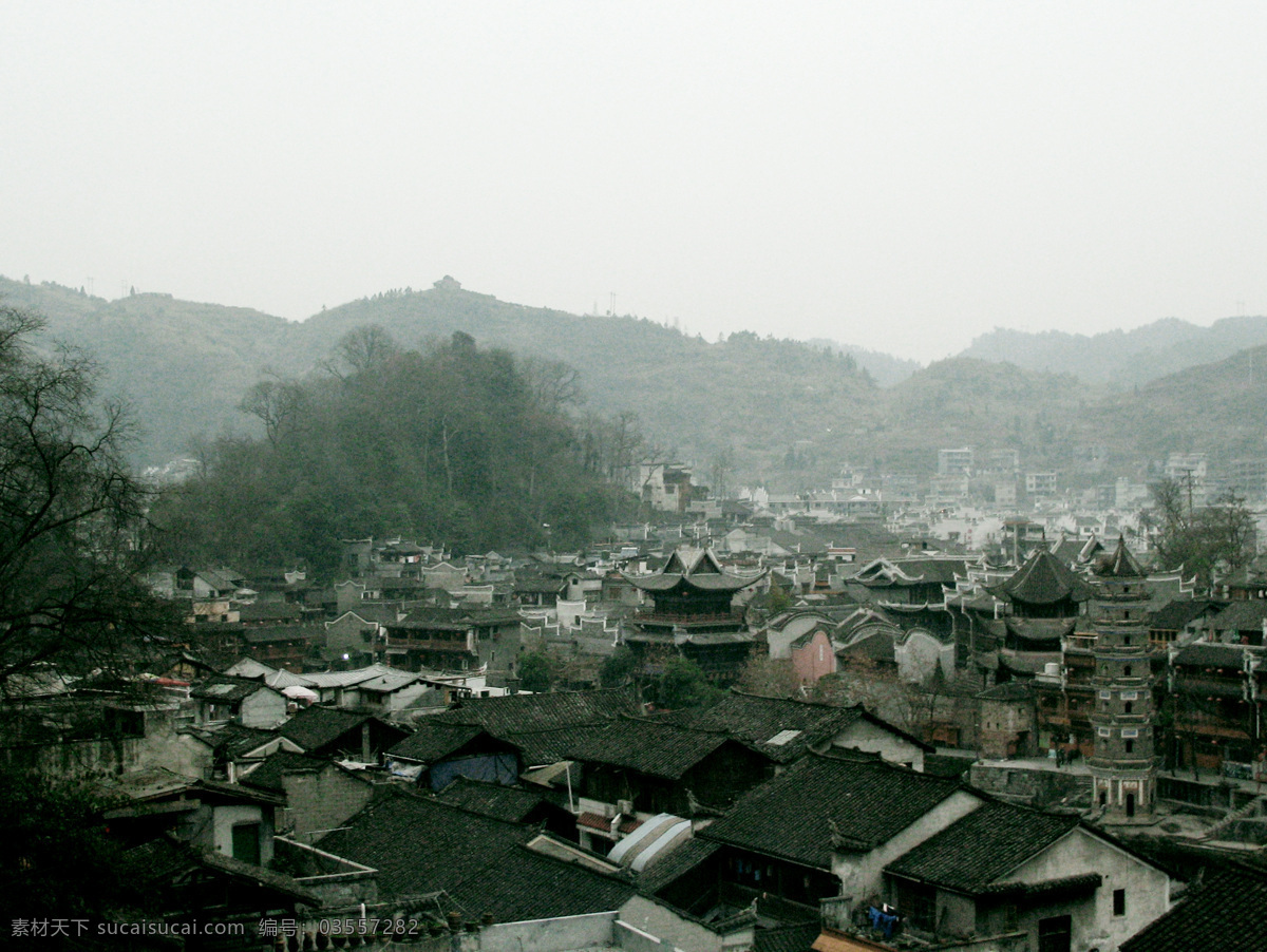 凤凰古城 小城晨曦 凤凰 古城 远景 晨曦 清晨 风景 国内旅游 旅游摄影