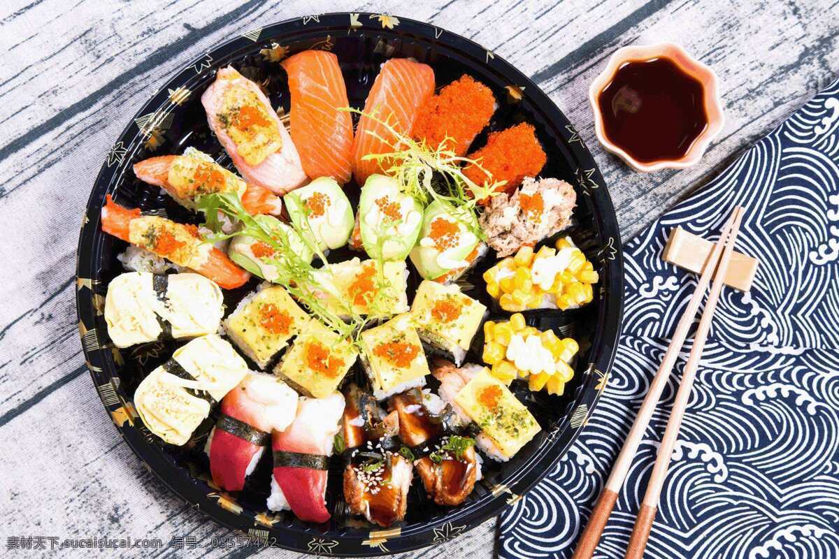 寿司拼盘图片 寿司 拼盘 日式 美食 小吃 食品