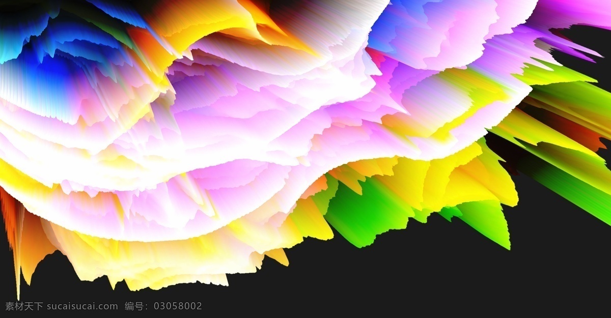 炫彩 3d 效果 广告 背景 广告背景 炫彩背景 彩色 3d效果 电商背景