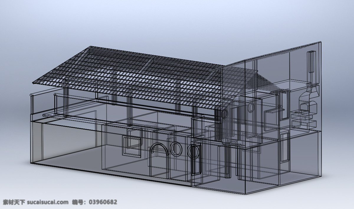 casa 房子 建筑 cad素材 cad