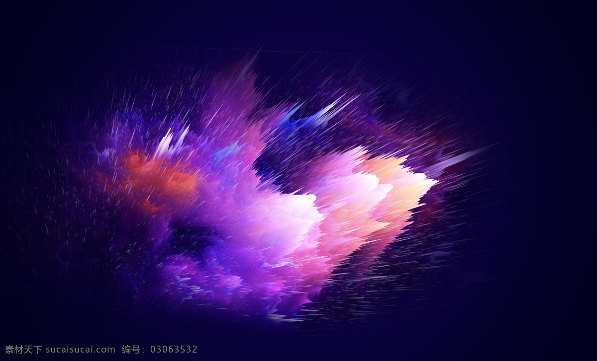 酷炫背景 爆破 放射 速度 紫色 灿烂 星空 宇宙 彩色 五彩 绚烂 喷溅