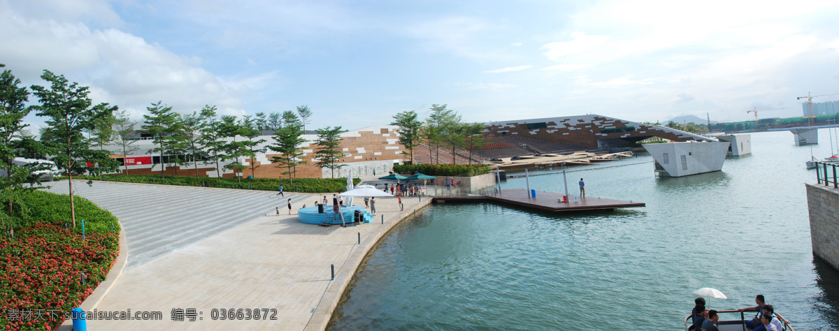 欢乐 海岸 滨 水 码头 深圳华侨城 滨水景观 商业景观 水边休闲步道 景观 园林建筑 建筑园林