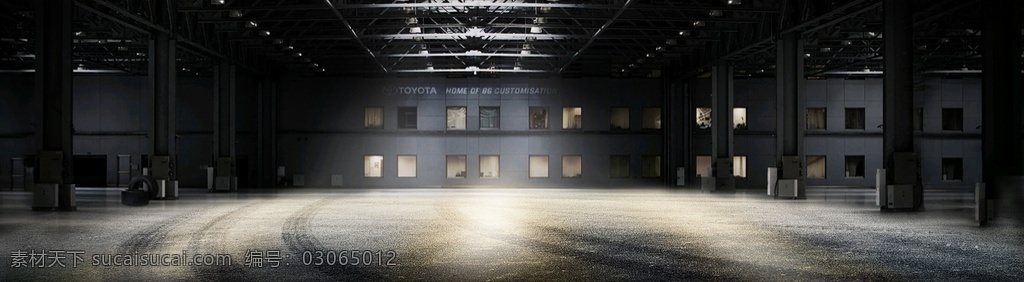 停车场 地下 车库 空旷 背景 海报
