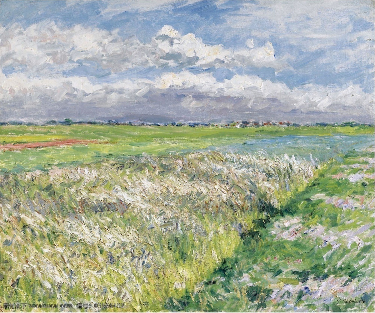 大师 画家 风景画 静物 油画 建筑 装饰画 green and yellow etude gennevilliers of plain the caillebotte gustave 人物 高清 西方 国外 现代 家居装饰素材