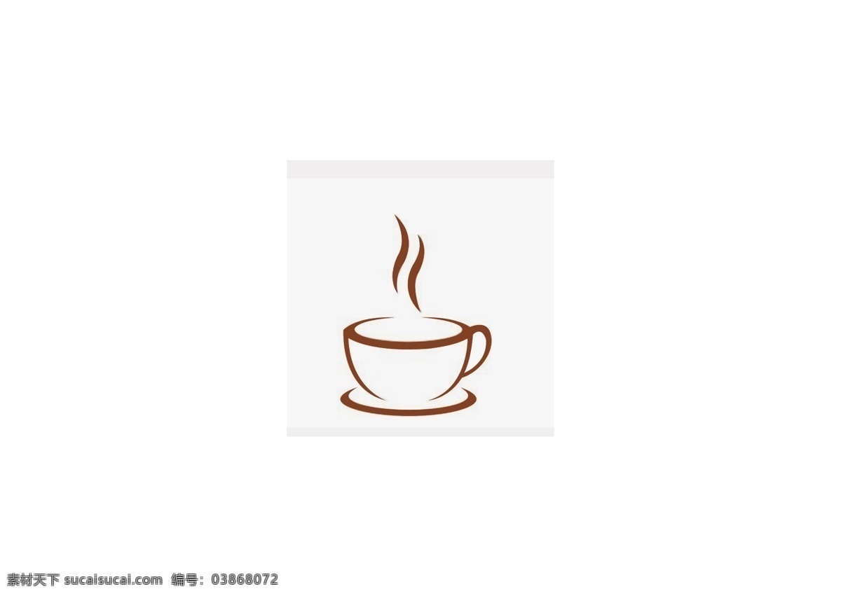 杯子 咖啡矢量图标 热气腾腾 烟雾 精致杯子 标志图标 网页小图标