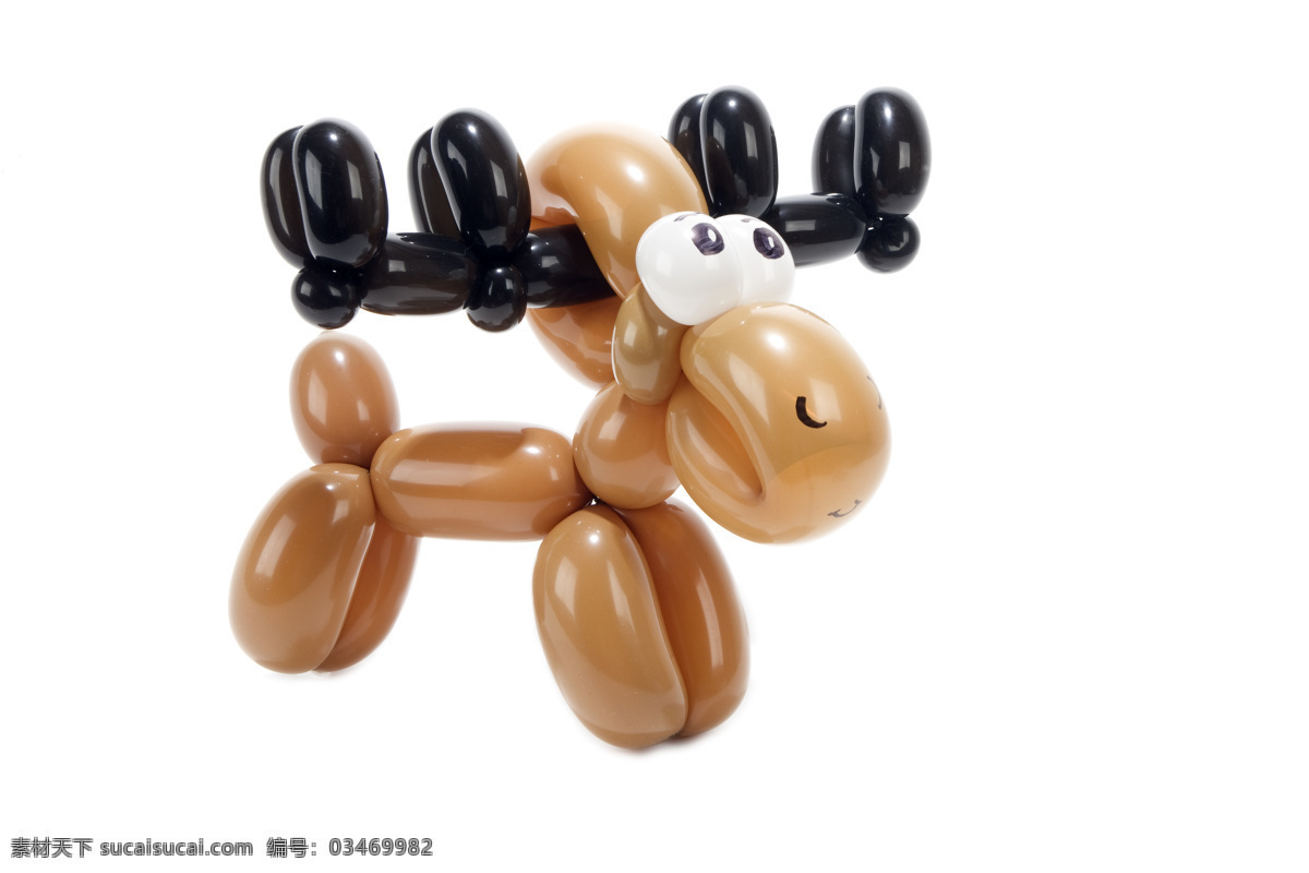 可爱 气球 鹿子 气球动物 卡通动物 书画文字 文化艺术 气球鹿子 其他类别 生活百科