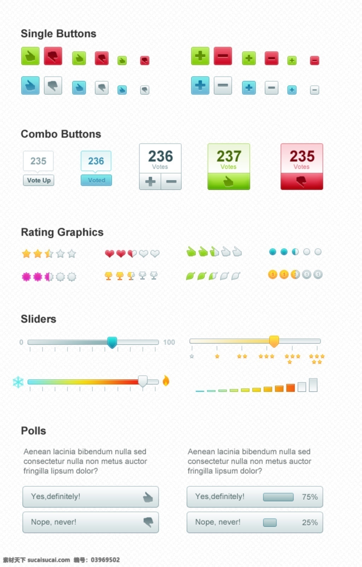 投票 统计 评价 控件 ui 合集 简洁 评价控件 ui合集 彩色色调 ui设计 app 界面设计