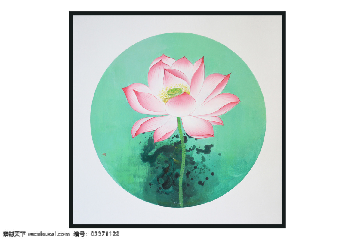 荷花装饰画 手绘荷花油画 荷花油画 油画 装饰画 纯手绘装饰画 文化艺术 绘画书法