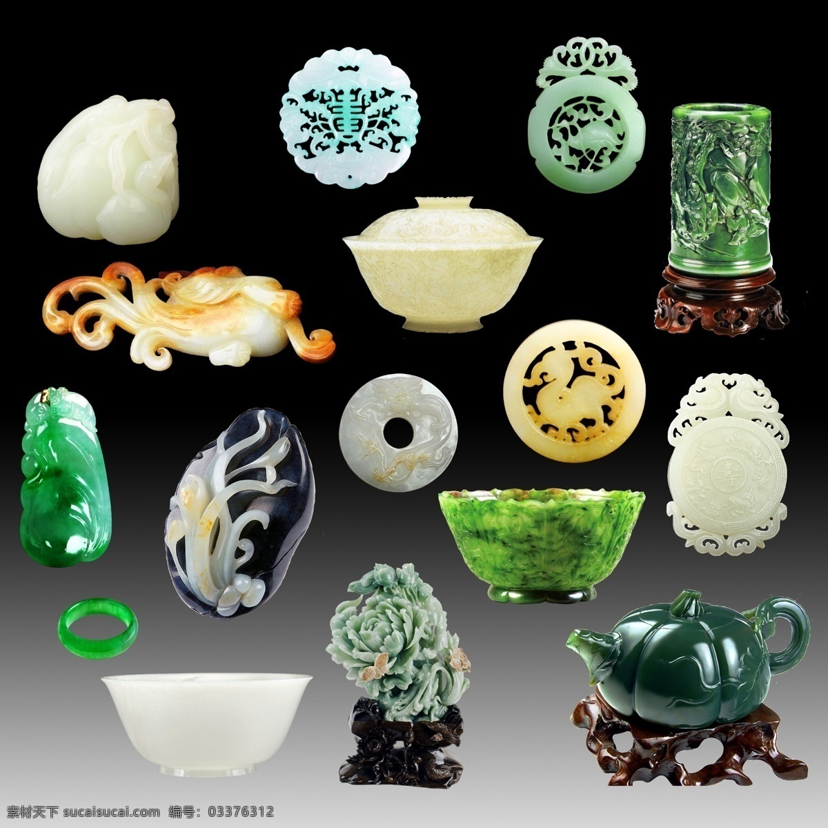 玉器psd 古典玉器 中国风 玉器 古典 工艺品 装饰 玉璧 黑色